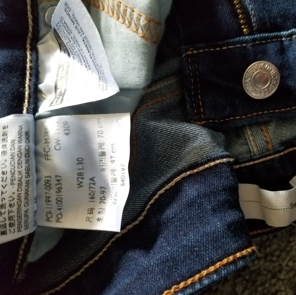 Levi's Jean Legging Dark Wash - Picture 3 of 5